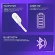 Ігрова гарнітура бездротова Proove Gaming Rapture (APP) White (GHRP00010002) - зображення 4