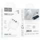 Зарядний пристрій Hoco C115A (2Type-C+USB) PD65W+QC3.0 White - зображення 3