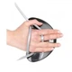 Лопатки для плавания Arena Elite Finger Paddle (95251-055) Черно-серый - изображение 4