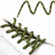 Шнурки круглые для обуви Shoelaces 140 см Army green yellow - изображение 2
