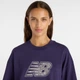 Жіноча фіолетова футболка New Balance Lace 38 (M) (WT61G0IYBOY) - зображення 5