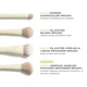 Набір з 4 пензлів для обличчя MORPHE, BUTTERY BLENDS 4-PIECE FACE Brush Set, жовтий - зображення 2