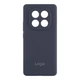 Чехол-накладка Liquid Silicone (AA) с защитой на камеру для Xiaomi Redmi Note 14 Pro 4G Dark Blue - изображение 1