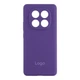 Противоударный Чехол Liquid Silicone (AA) Full Camera для Xiaomi Redmi Note 14 Pro 5G/Poco X7 5G 39.Elegant Purple - изображение 1