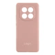 Противоударный Чехол Liquid Silicone (AA) Full Camera для Xiaomi Redmi Note 14 Pro 5G/Poco X7 5G 19.Pink Sand - изображение 1