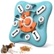 Интерактивная головоломка-кормушка для собак и кошек PuzzleFeeder Pro - бирюзовая - изображение 1