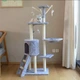 Игровой комплекс-когтеточка для кошек CAT IN BOX SkyTower 139 - коричневый - изображение 2