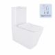 Унітаз-компакт Qtap Crow безобідковий з сідінням Soft-close QT05222170W - изображение 1