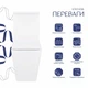 Унітаз-компакт Qtap Crow безобідковий з сідінням Soft-close QT05222170W - изображение 4