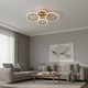 Потолочная LED люстра с пультом и акриловыми кольцами 60W+14W подсветка корпуса 3000–6500K золотистая Svet SY-26255/2+2C FGD - изображение 4