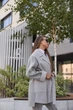 Демісезонне пальто Mila Nova ПВ-364 44 сіре - изображение 2