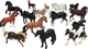Набір фігурок Mojo School Package коні та лошата 15 шт 8450004 (8713218060668) - зображення 2