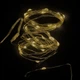 Світлодіодна гірлянда-нитка прозорий дріт 50 LED Magic Lights на батарейках 5 м теплий білий (RZN-23100695) - зображення 2