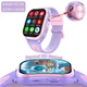Дитячий смарт-годинник Kitty 4G с GPS, SIM, Android, відеодзвінки, камера, WhatsApp, 2GB RAM / 16GB ROM (Purple) - зображення 4