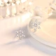 Женские серьги со снежинками из циркона Sweet Elegance, цвет серебро - изображение 3