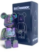 Статуетка колекційна фігурка Bearbrick Project 1/6 Clear Chrome Black 400% 28 см Medicom Toy - зображення 3