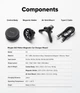 Магнитный автодержатель Ringke Qi2 25W Peltier Magnetic Car Charger Mount (CS120101RS) - изображение 5