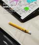Чохол Ringke Silicone Drafting Pencil case до Apple Pencil 2/Apple Pencil Pro Yellow (SDH86102RS) - зображення 4