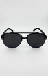 Мужские Солнцезащитные Очки Авиаторы Thom RICHARD TR9502 Col.01-P1 Polarized Черные с Поляризацией + Футляр - изображение 6