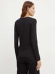 Лонгслив длинный женский Armani Exchange 256637860 2XL Черный (1159841454) - изображение 2