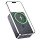 Павербанк Hoco 20000mAh 20W Павербанк Hoco J160B Original зі швидкою та бездротовою зарядкою PD/QC3.0, Портативний зовнішній акумулятор, порти Type-C/ Lightning, LED-індикатор Сірий - зображення 3