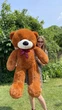 Мягкая игрушка BigMishki плюшевый мишка Монти 140 см коричневый - изображение 1