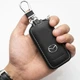 Чехол ключа Mazda черный кожаный (ключница) - изображение 3