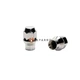 Гайка колісна A411448 ЕТ Cr M14X1,50 Хром висота 36,6 мм Конус з носиком(D=15,5мм), закр., ключ 19мм - зображення 2