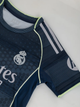 Комплект футбольная форма детская Real Madrid Mbappe (Мбапе) 10 с гетрами (размер 34-38) и щитками размер 28 рост 150-155 см темно-синий - изображение 7