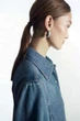 Сукня жіноча COS oversized denim mini shirt dress 1209430001 40 Синій - изображение 4