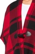 Пончо Tommy Hilfiger 46/48(L/XL) Красно-черная клетка (133930) - изображение 2