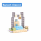 Магнитный конструктор Minecraft Водопад и дом в лесу, 100 деталей, майнкрафт для детей от 3 лет - изображение 2