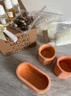 Подарунковий набір для створеня 3х свічок помаранчевий Hand Made - зображення 3