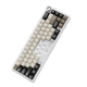 Клавіатура Attack Shark X66 RGB White Cheese - зображення 3