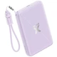 Магнітний повербанк MagSafe з кабелем-брелком Proove X-Core 10000mAh 22.5W Type-C/Qi фіолетовий - зображення 1