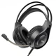 Ігрові дротові навушники з мікрофоном HOCO W106 Tiger Gaming Headset з оголов'ям Чорні - зображення 1