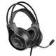 Ігрові дротові навушники з мікрофоном HOCO W106 Tiger Gaming Headset з оголов'ям Чорні - зображення 4