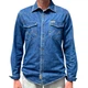 Джинсова сорочка Montana Stonewash 3XL синій - зображення 7