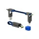 Дата кабель 6in1 inCharge X 0,14m 100W blue Rolling Square (X02WR) - изображение 1