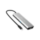 Концентратор J5create USB-C 7-in-1 USB 3.2 + USB-C PD + HDMI 4K + DisplayPort + SD/TF gray (JCD401-N) - зображення 1