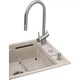 Мойка кухонная GRANADO Royal Estella terra (+ подрібнювач Algar 1000 + змішувач Ferrol inox + дозатор Redondo inox + ко (ksg0303) - изображение 3