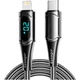 Дата кабель USB-C to Lightning 2.0m 20W Digital Display black Essager (EXCTL-YDA01) - изображение 1