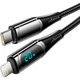 Дата кабель USB-C to Lightning 2.0m 20W Digital Display black Essager (EXCTL-YDA01) - изображение 2