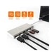 Порт-репликатор J5create Dock-Station USB-C 6-in-1 (HDMI/PD/USB-A/USB-C/LAN) (JCD381-N) - изображение 4