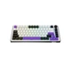 Клавиатура Hator Hellyberry HK75 Mechanical Linear RGB Wireless/Bluetooth/USB UA White/Violet (HK75_wireless) - изображение 8