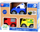 Ігровий набір Playgo Аварійні транспортні засоби 3 елемента (4892401049124) - зображення 1