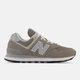 Серые кроссовки New Balance 574 Core 39 (8) 25 см (WL574EVG) - изображение 1