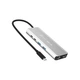 Концентратор J5create USB-С 6-in-1 2xUSB 3.2 + USB-C PD 100W + USB-C + HDMI 8K + RJ45 2.5Gbps aluminum (JCD403-N) - зображення 1