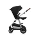 Коляска Lionelo 3 в 1 Amber 3 Black Silver (LO-AMBER BLACK SILVER (3in1)) - изображение 8