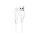 Дата кабель USB 2.0 AM to Lightning 1.2m 2.4A TPE C3-02 White Acefast (6974316280835) - изображение 1
